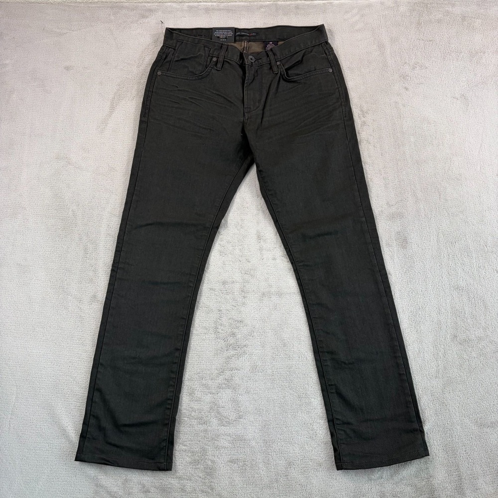 John Varvatos Bowery Slim Straight Jeans in Gunmetal Pigment Men 28x29 NWT $209